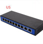 8+2 power 10 port 100M POE switch wireless AP 48V external power supply
