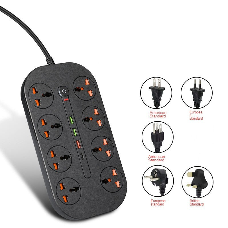 Applicable Cable British PD Fast Charging Plug With USB