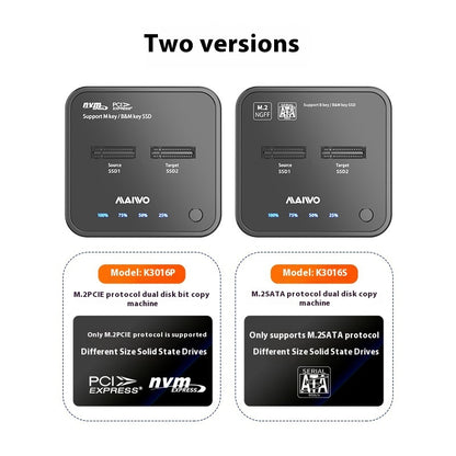 MAIWO K3016 M2 Solid State Readwrite Hard Disk Dock