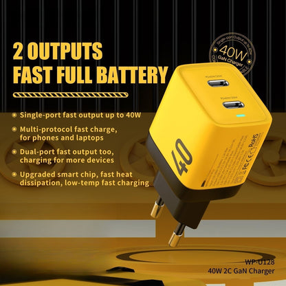 Gallium Nitride 40W Mobile Phone Charging Plug Charger