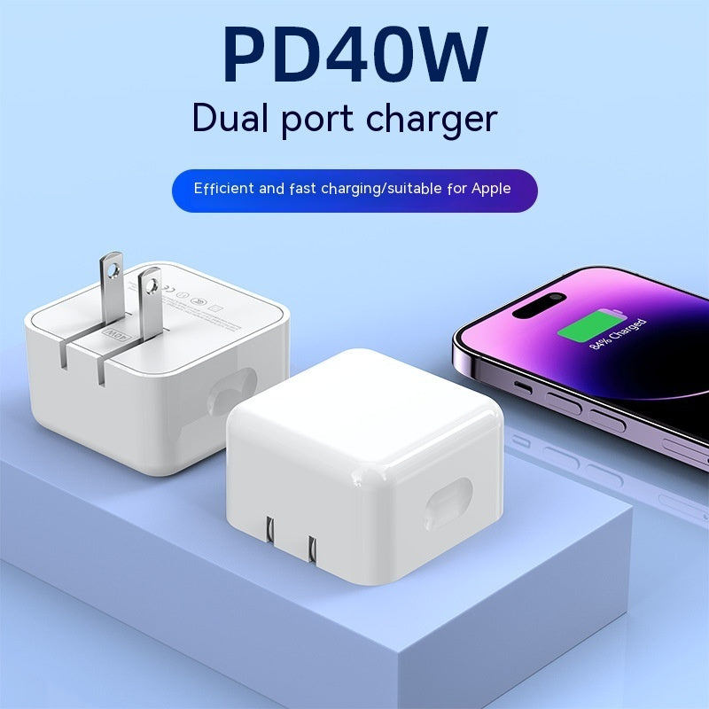 PD35W Dual Port Charging Plug Mobile Phone Charger